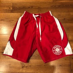 Life guard swim trunks